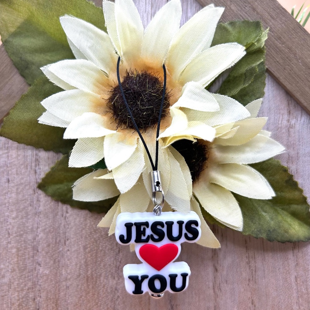 Jesus ♥️ You Phone Charm